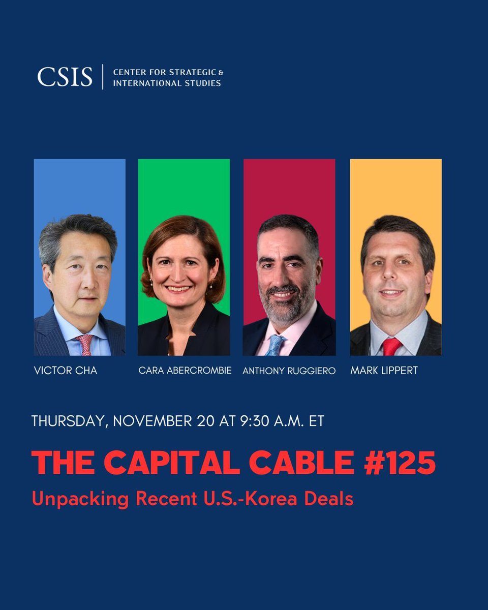 CSIS Korea Chair tweet media