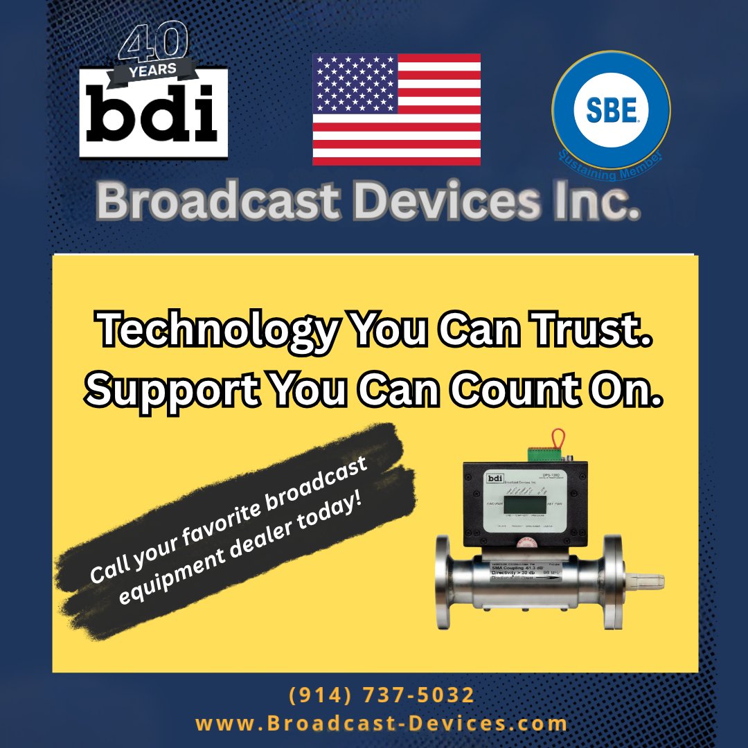 bdi_broadcast's tweet image. BDI products are available from Markertek markertek.com/brand/broadcas… 

#BDI
#BroadcastHardware
#BroadcastEngineering
#BroadcastTechnology
#IndustrialElectronics