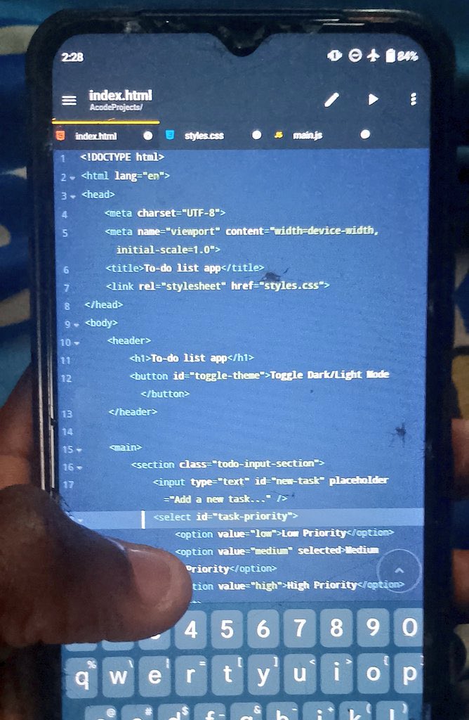<a href="/Kynsofficial/">Àgbà Akin</a> <a href="/calchiwo/">Caleb Wodi</a> Caleb Wodi, is a 15-year-old self-taught software developer.

He has built apps, games, and AI tools using only his Android phone and mobile IDEs like Acode and Termux and he needs a Laptop💻 .

This young champ needs a PC, to aid his work and achieve his dreams.🫶🏿