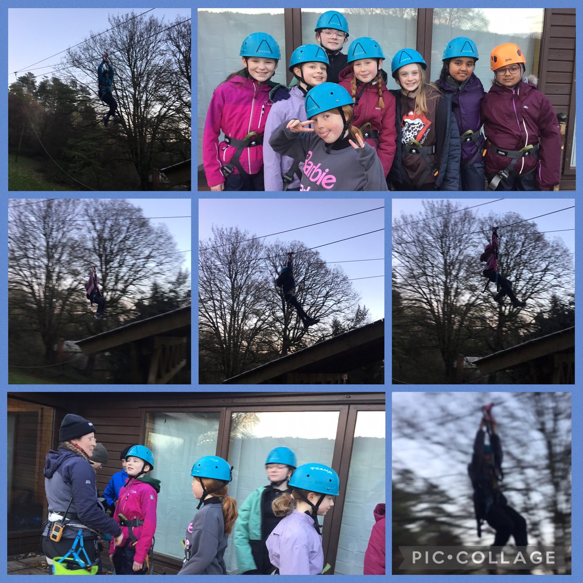 Group Three loved the zip line yesterday! <a href="/ManorAdventure/">Manor Adventure</a>