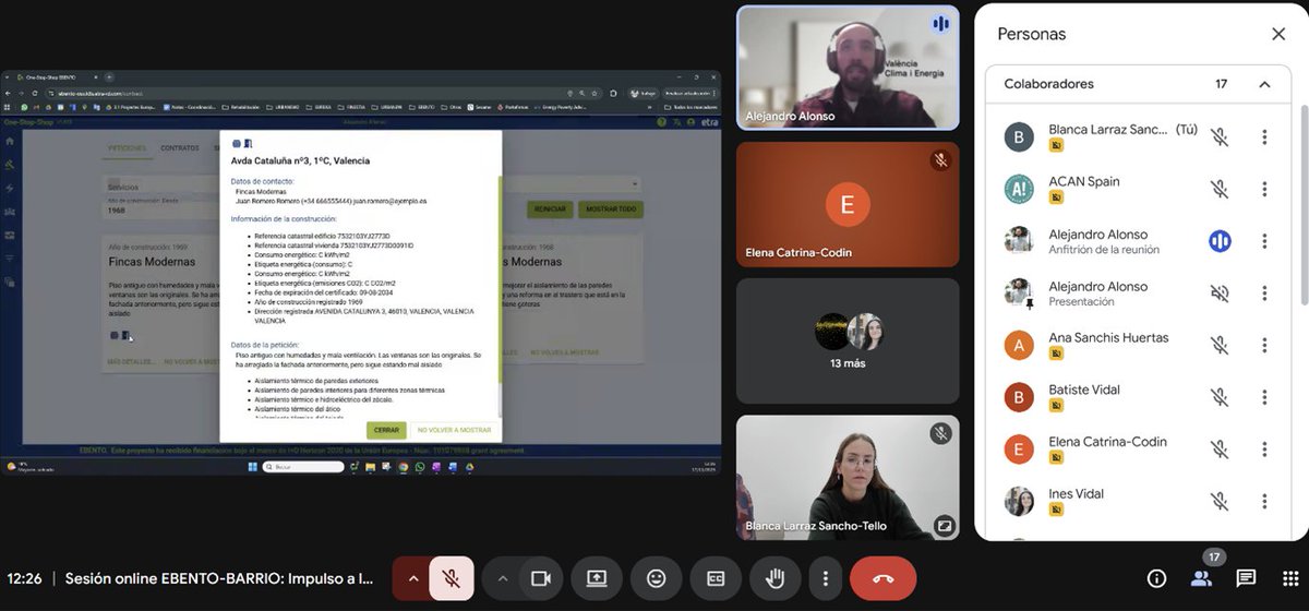 EBENTO project tweet media