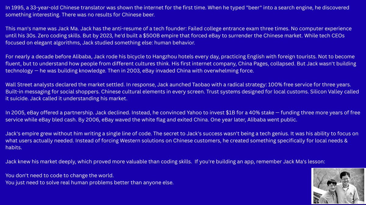 adrianchinghc's tweet image. In 1995, a 33-year-old Chinese translator was shown the internet for the first time. When he typed &quot;beer&quot; into a search engine, he discovered something interesting...