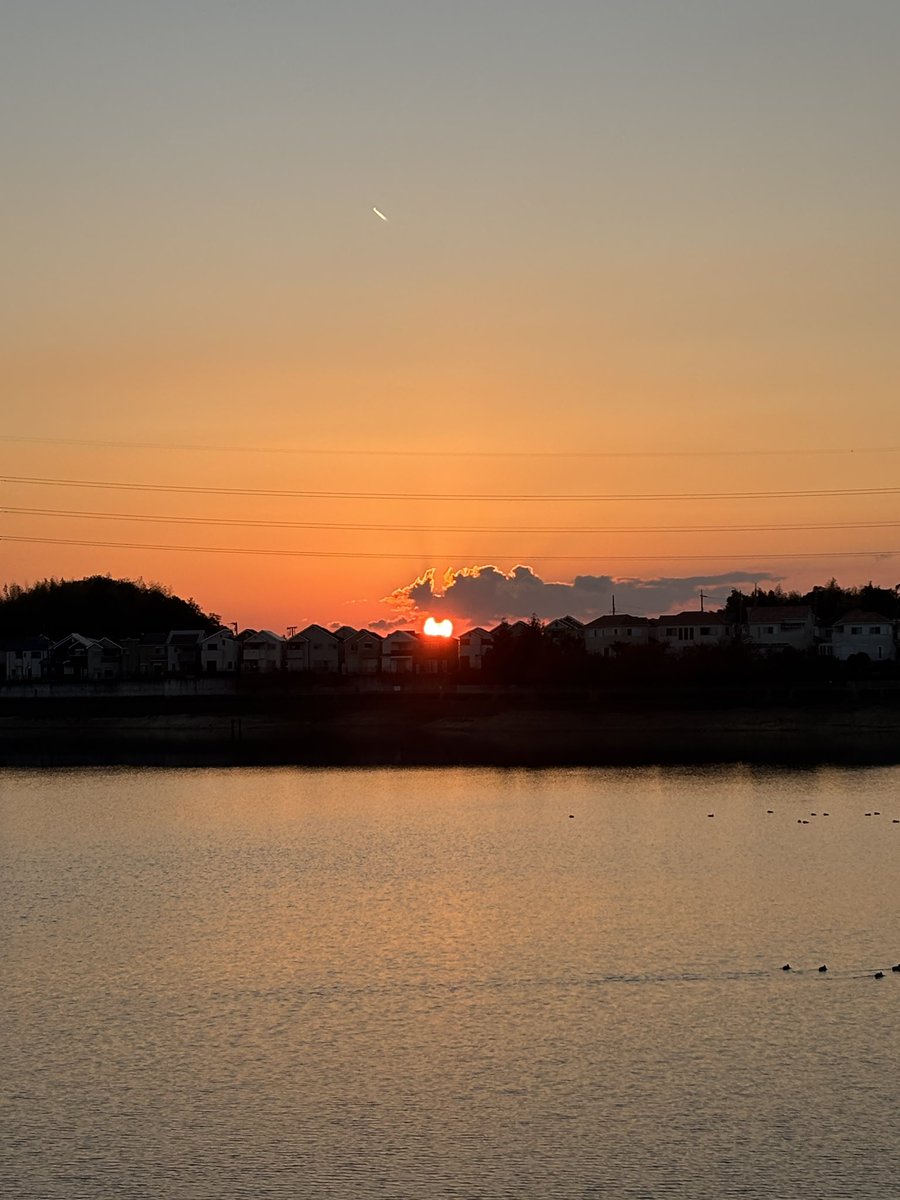 orangemamablog's tweet photo. こんばんは✨
皆様、今日もお疲れ様です
綺麗な夕日が見れました

#夕日
#sunset https://t.co/69BFnt35lV