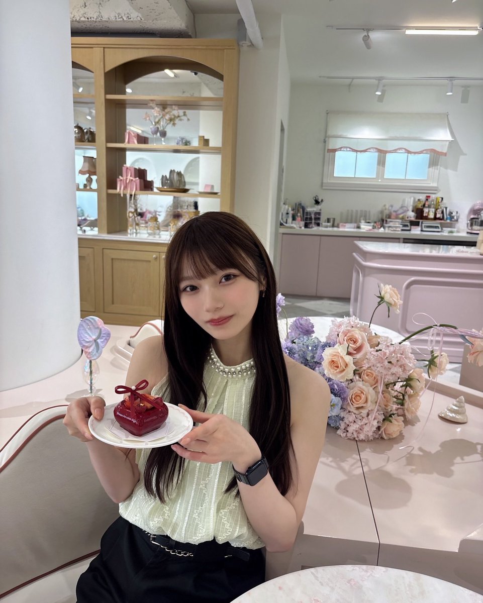 ひよ·͜·♡！ ケーキもかわいいけど姫奈ちゃんの方が もっとかわいいよ𐔌