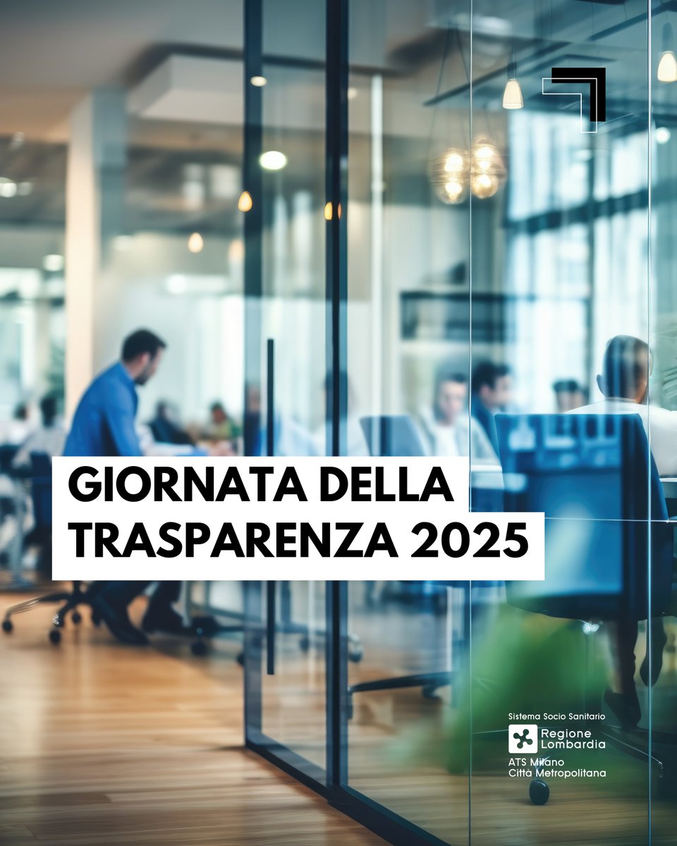 L’ATS della Città Metropolitana di Milano dedica ogni anno uno spazio aperto a cittadini, stakeholder e utenti del territorio per condividere osservazioni, suggerimenti e proposte. 

Scopri di più: ats-milano.it/notizie/giorna…