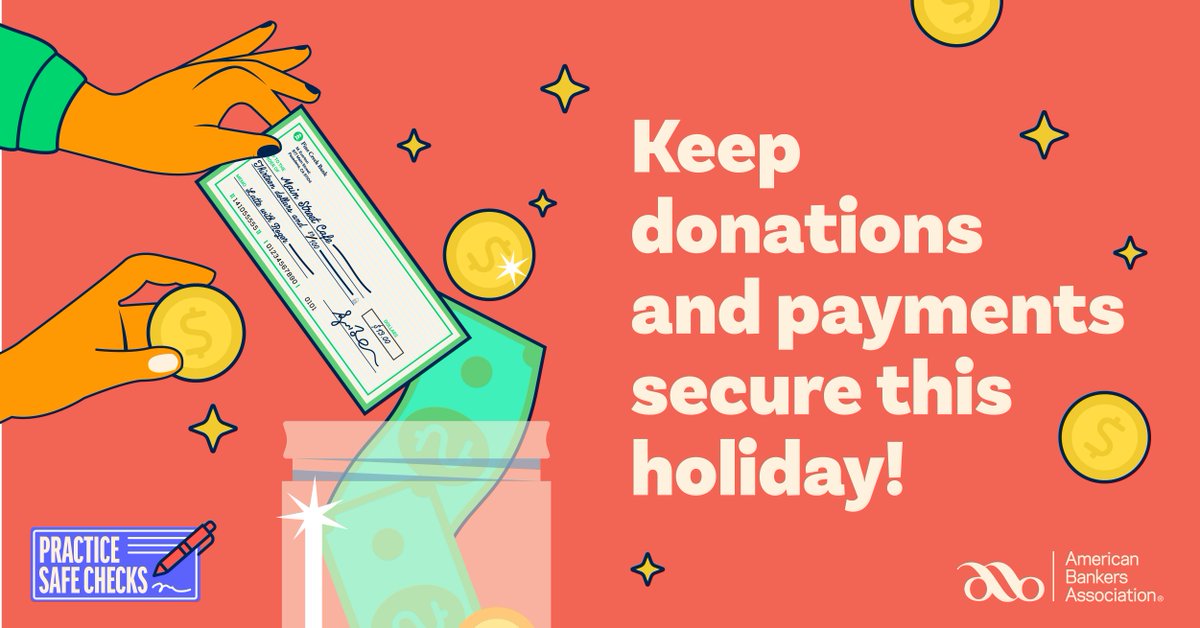 Don’t gift your information to scammers. Even charitable checks reveal sensitive business info. Keep donations and payments secure this #GTMD25. #PracticeSafeChecks

zurl.co/dQvtT