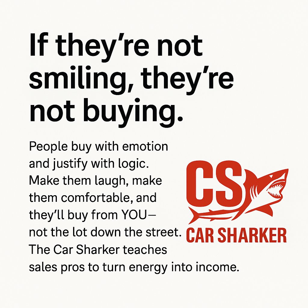 CarSharker's tweet image. 🦈 Follow @CarSharkerfor real-world closing techniques.
#CarSalesTips #ClosingTechniques #CarSharker #SalesMotivation