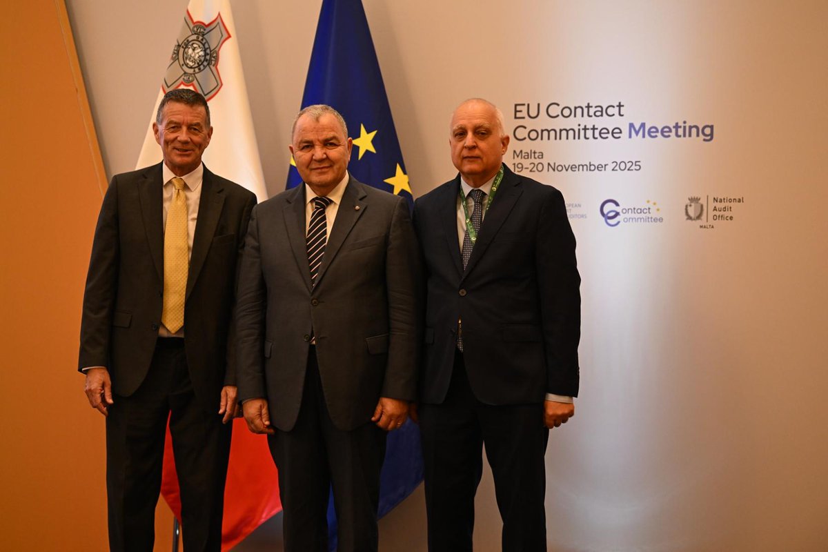 In Malta this week, President <a href="/TonyMurphyECA/">Tony Murphy</a> co-chaired this year’s Contact Committee Meeting alongside Maltese Auditor General, Charles Deguara.

The meeting gathered the Heads of EU SAIs and the SAIs of candidate countries with this year’s theme focusing on EU competitiveness.