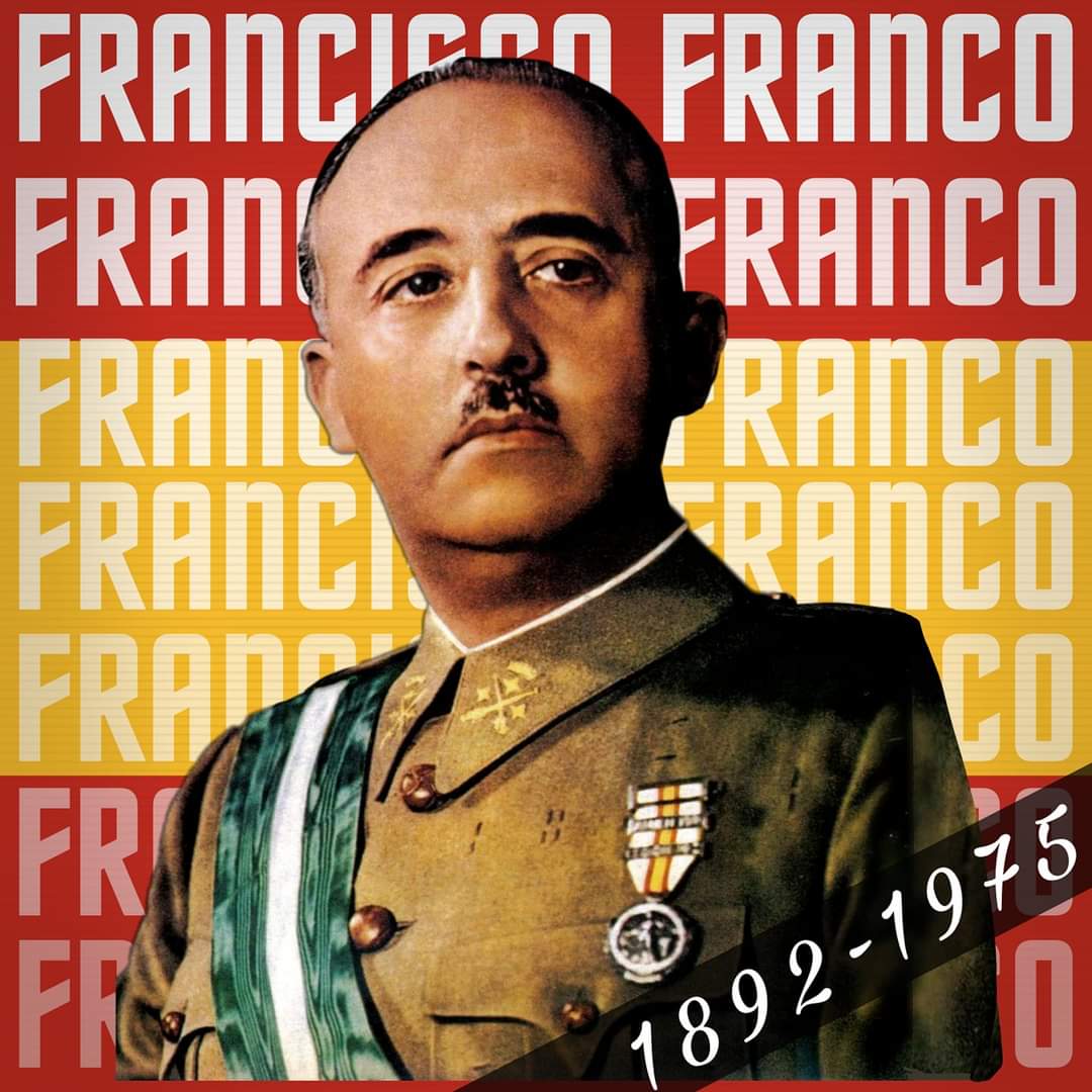 MWszechpolska's tweet image. Wieczna chwała dla gen. Francisco Franco i wieczny pokój dla jego duszy w 50. rocznicę śmierci 🇪🇸

Wielki przywódca, który ambitnie wyznaczał ścieżkę inną niż sowiecki komunizm, niemiecki nazizm, czy angielski liberalizm. Zbudował państwo narodowo-katolickie, oparte o rodzinę i…