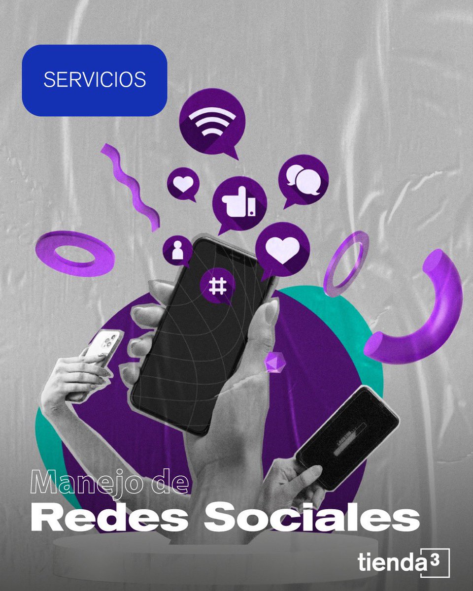 Tienda_3's tweet photo. 💬 ¿Tu marca está en redes... o solo tiene redes? 👀
En Tienda 3, convertimos tus perfiles en espacios donde tu marca conecta, comunica y crece. 🚀 

Porque estar presente no es suficiente —hay que estar bien. 💡

👉 Hablemos de cómo llevar tus redes al próximo nivel. https://t.co/hnGXcquDuX