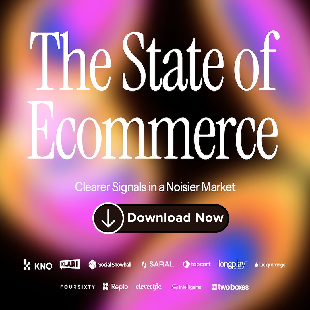 replohq's tweet image. Shoppers are evolving faster than brands can ship landing pages. 

That’s why we partnered with the best in ecommerce, including Social Snowball, Intelligems, and Knocommerce, to out together this full State of Ecommerce report.

Inside, you’ll learn:
 📊 What’s really driving…