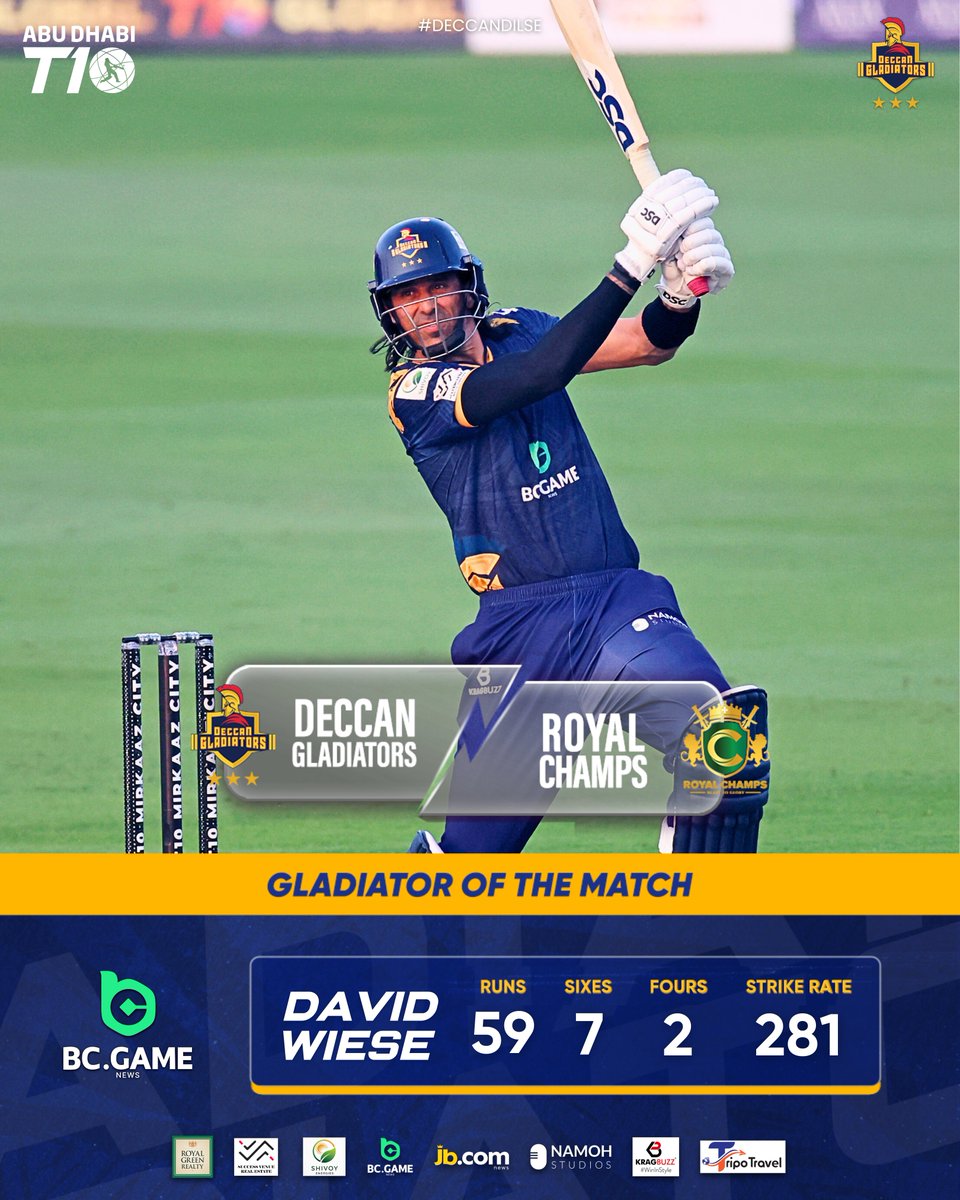 Deccan Gladiators tweet media