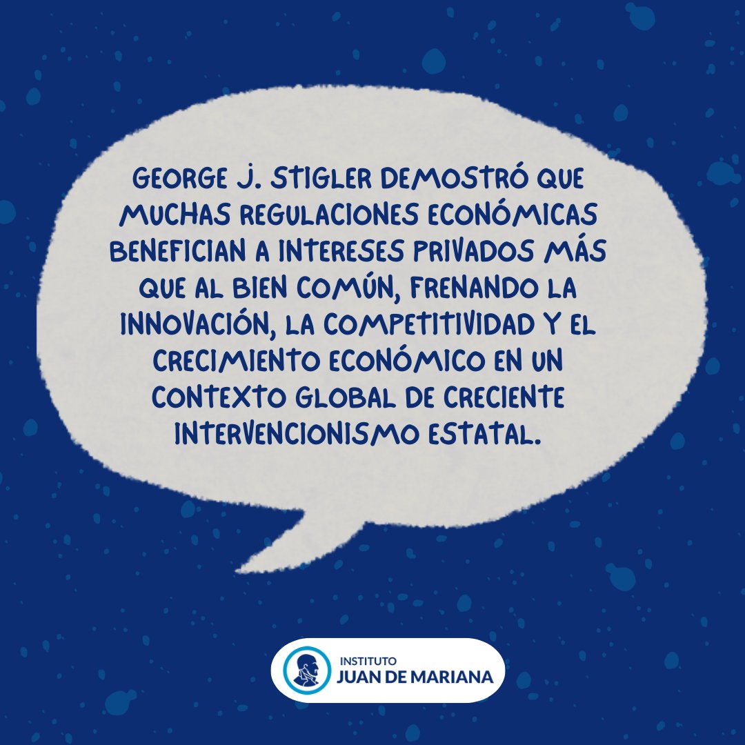 juandemariana's tweet image. La teoría de George J. Stigler revela que muchas regulaciones económicas sirven a intereses privados más que al bien común, frenando la innovación y la competitividad global

📚 juandemariana.org/las-regulacion… 

#IJM #EconomíaLiberal #RegulaciónEconómica #GeorgeStigler #Competitividad
