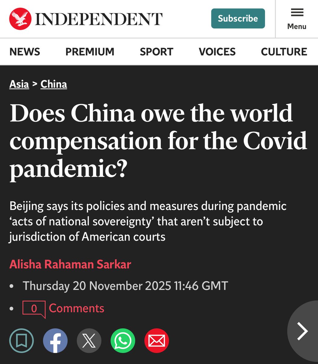 I don’t know, do western colonisers owe their former colonies compensation for colonialism?
