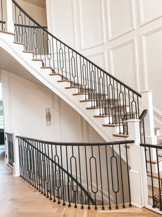 stairwarehouse's tweet image. Statement staircases that actually make people stop and stare 🏠 Custom wrought iron + rich wood treads = the kind of design that lasts
See what @stairwarehouse  can do for your space.
#StaircaseDesign #HomeDesign #CustomWork