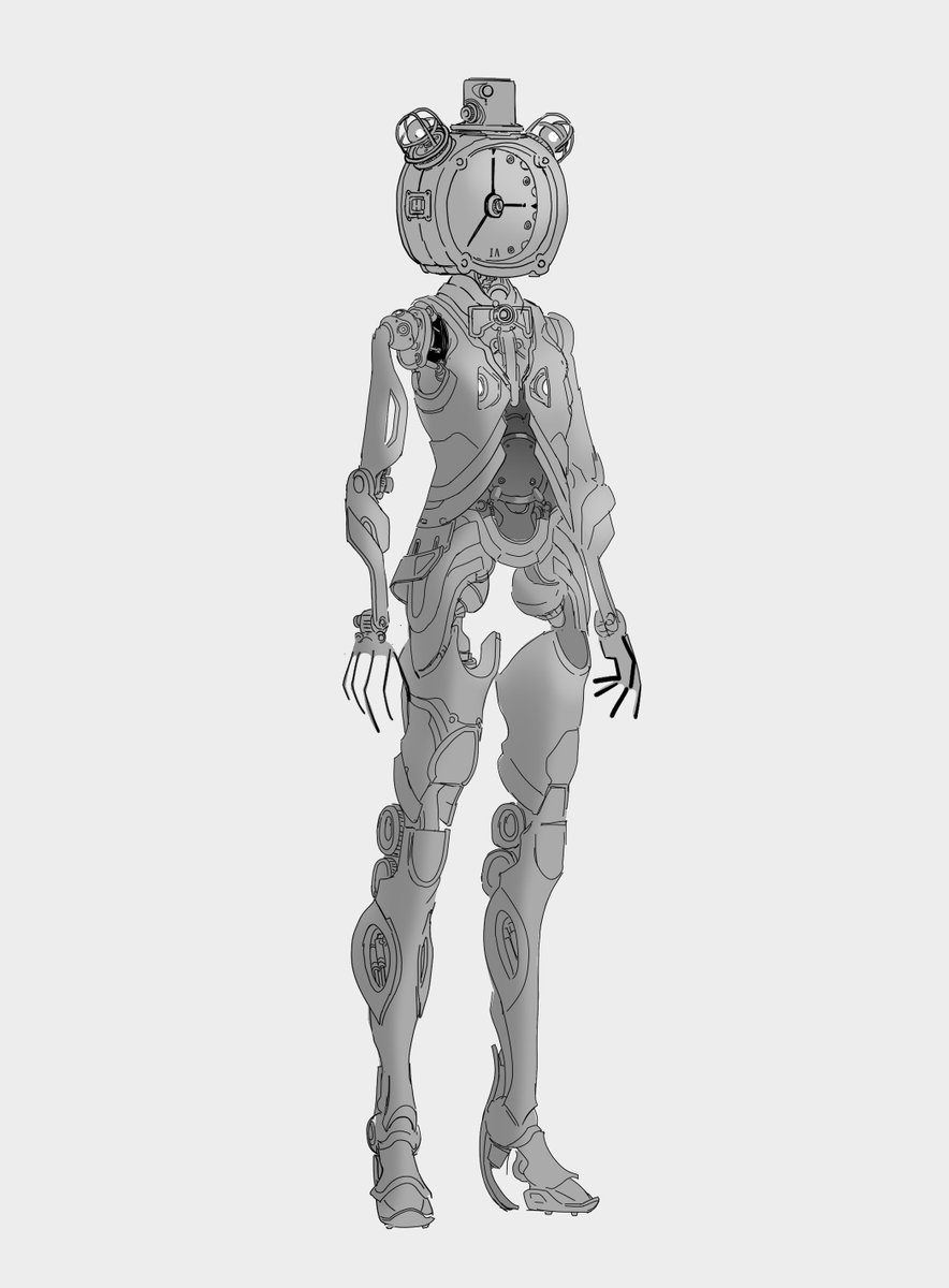 GGT_can's tweet image. #OKTK 
Automaton prototype sketch — I plan to adjust the exterior to make it look rougher