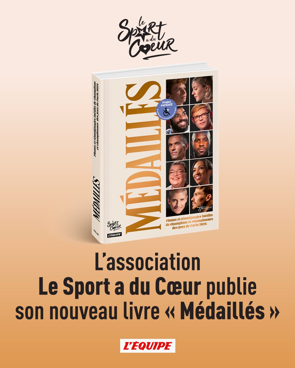 lequipe_pro's tweet image. L&apos;Équipe est partenaire, aux côtés du Studio Harcourt, du nouveau livre « Médaillés » de l’association Le Sport a du Coeur🥇

Un beau livre pour redécouvrir, un an après, 50 médaillés olympiques et paralympiques français de Paris 2024 ! 🤩
Plus d&apos;infos : fr.ulule.com/pour-le-parasp…