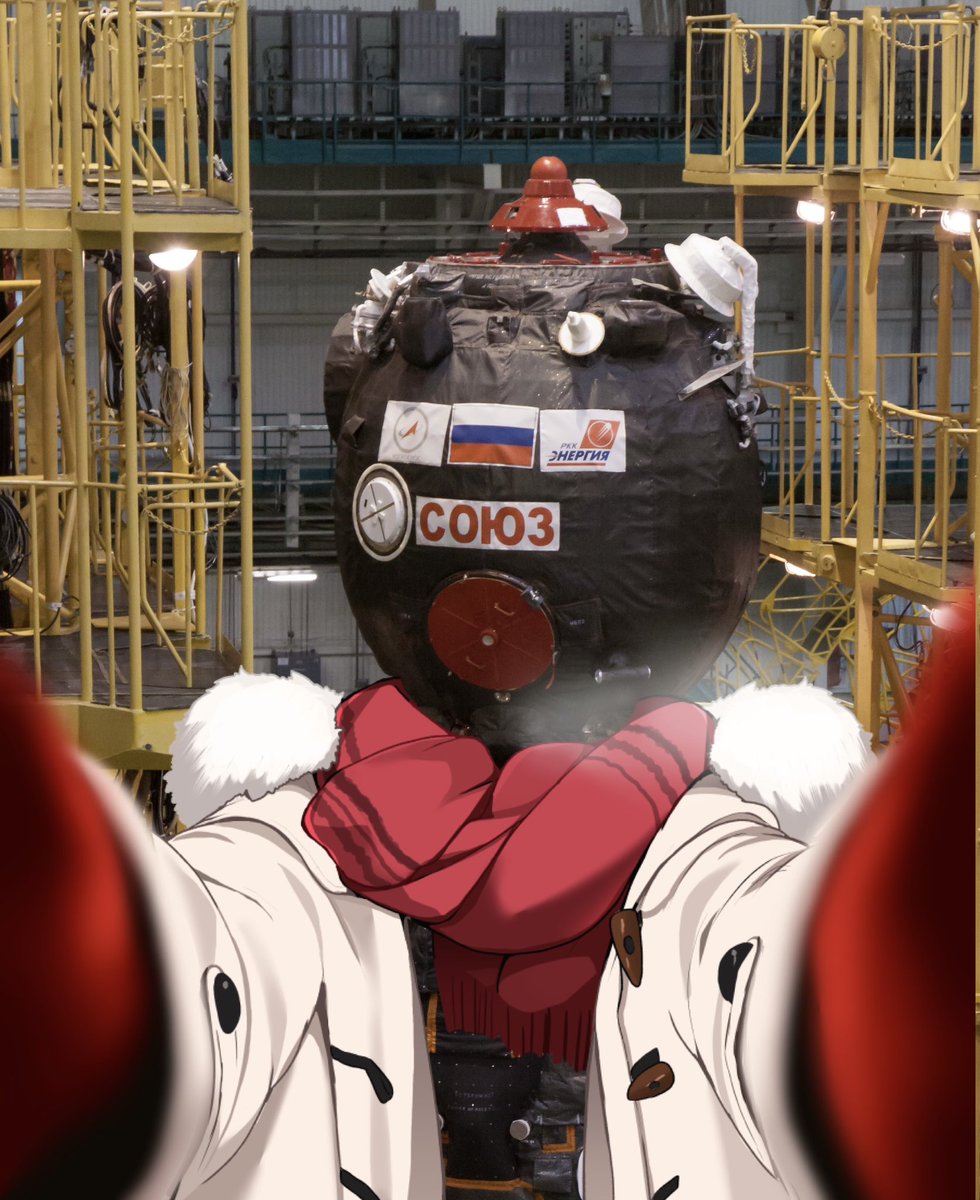 kero_gami's tweet image. ソユーズにほっぺあっためてもらいたい…