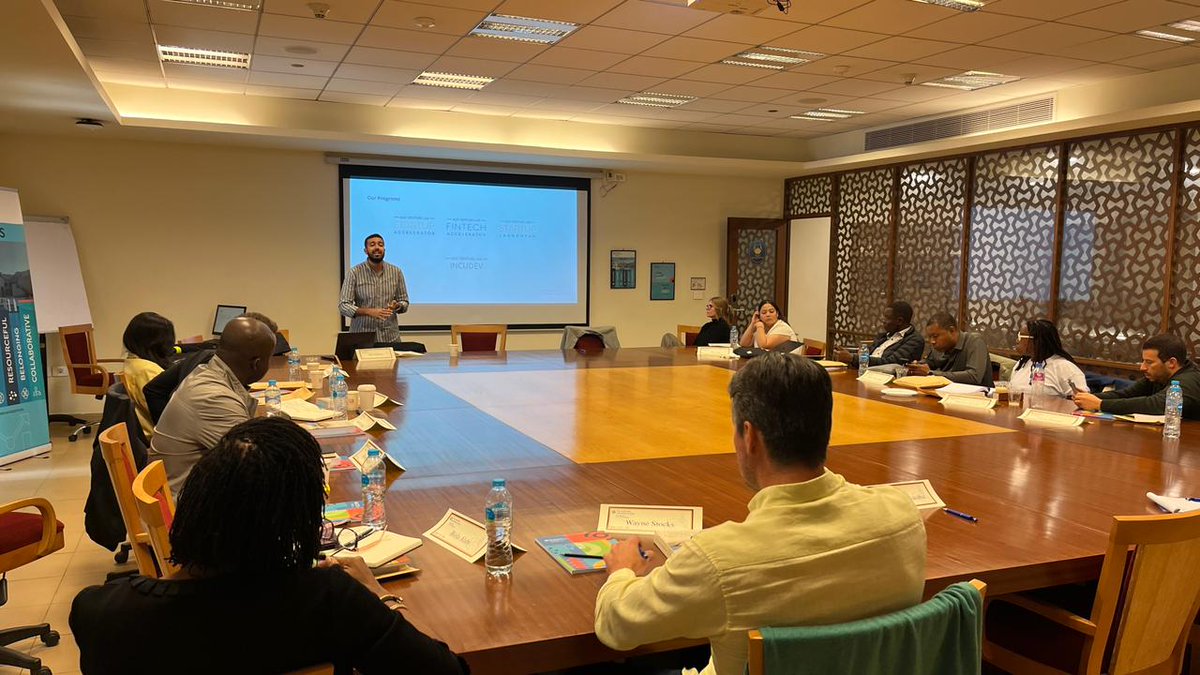 AUC_Business's tweet photo. Today, we welcomed the @MITKuoSharper Fellows at AUC. Dean @SherifHKamel highlighted scaling entrepreneurship, Africa’s innovation potential, and the shift to experiential learning. “All change starts with people—it ends with infrastructure, but begins with talent.” https://t.co/Iv2fXfArgZ