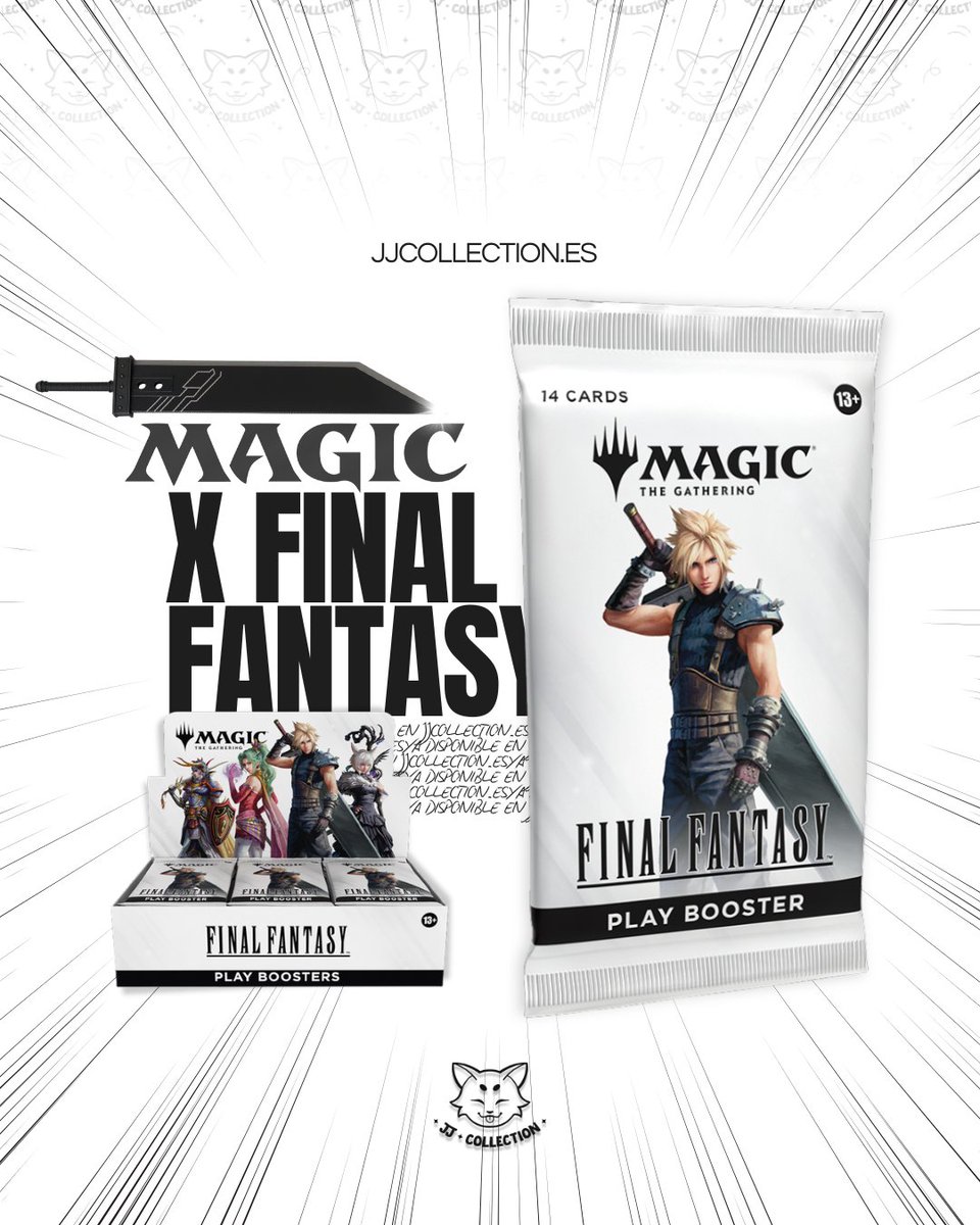 SI ERES FAN DE MAGIC ESTO TE INTERESA 🐱🫵🏻

Tanto CAJAS cómo SOBRES de #MTGxFinalFantasy YA DISPONIBLES en nuestra web 👇🏻