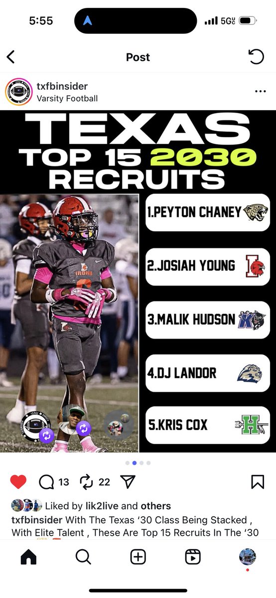 djLandor2pointO's tweet image. Ranked 4th overall in Texas in my class @AlPopsFootball @iam_alinedouard @TXRecruits @TXTopTalent @TXFBINSIDER @LoneStarPrepsTX @CSAPrepStar @PrepRedzoneTX @PrepRedzoneNext @NextgenProspect @draftprep @tctabler @theking1 @TheCoachT365 @TheUCReport @THEPLATFORMDR @SolomonMaysDFW…