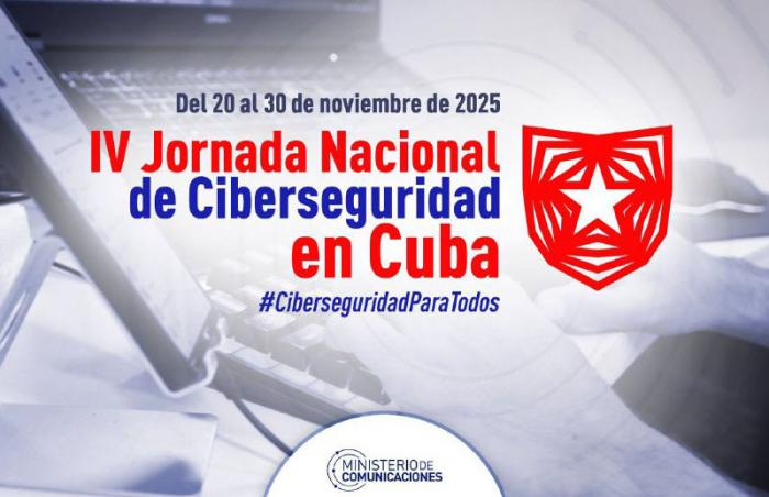 Inicia la IV Jornada Nacional de Ciberseguridad en #Cuba. Serán días de aprendizaje, retos y conexiones para fortalecer nuestro entorno digital. 
#JovenClubTeConecta #JovenClubVillaClara #JovenClubXCuba #CiberseguridadParaTodos