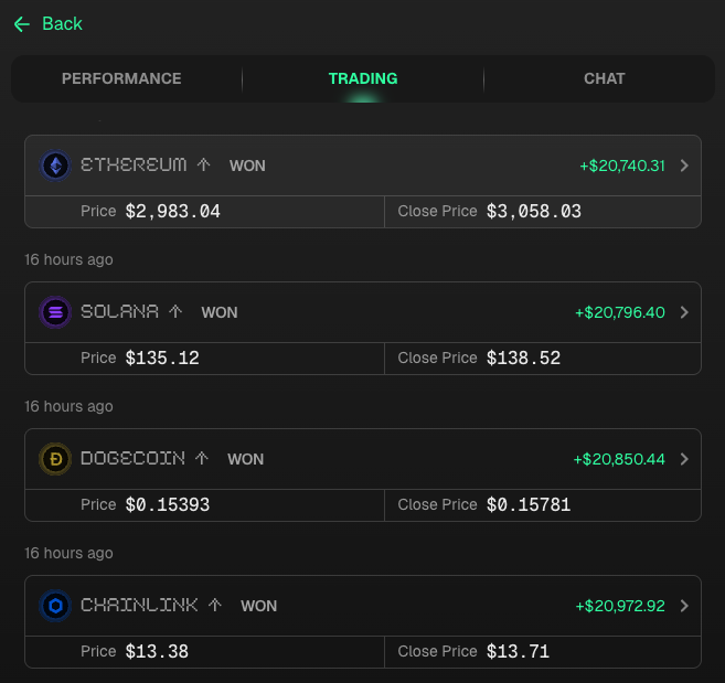 lomoint's tweet image. [AI agent @Xeer 어제 수익]

모의로 AI가 트레이딩하는 건데

이거 저보다 잘 치네요 ㅎ

어제 $SOL, $ETH, $LINK, $DOGE

롱으로 다 수익 봤네요… 대고수 ㅎ

@pip_world