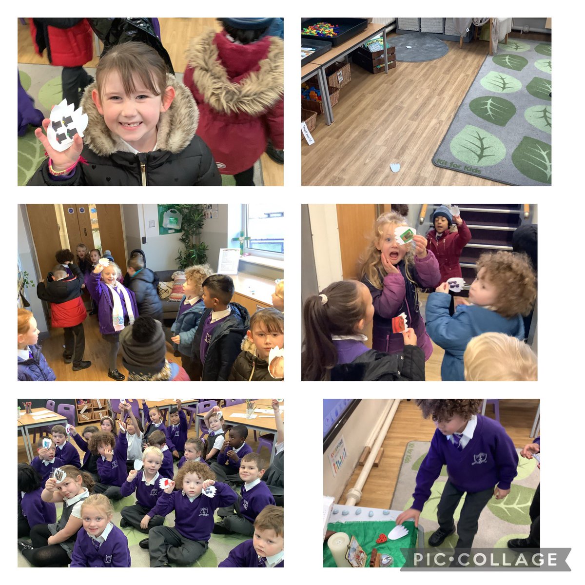 StGerardsWidnes's tweet image. Nibbles is back!! 🐾 Class 1 found lots of footprints as they returned from playtime, we investigated and discovered that they each had a picture. We decided Nibbles was going on holiday and wrote a list of things he was taking with him!! #stgerardsenglish
