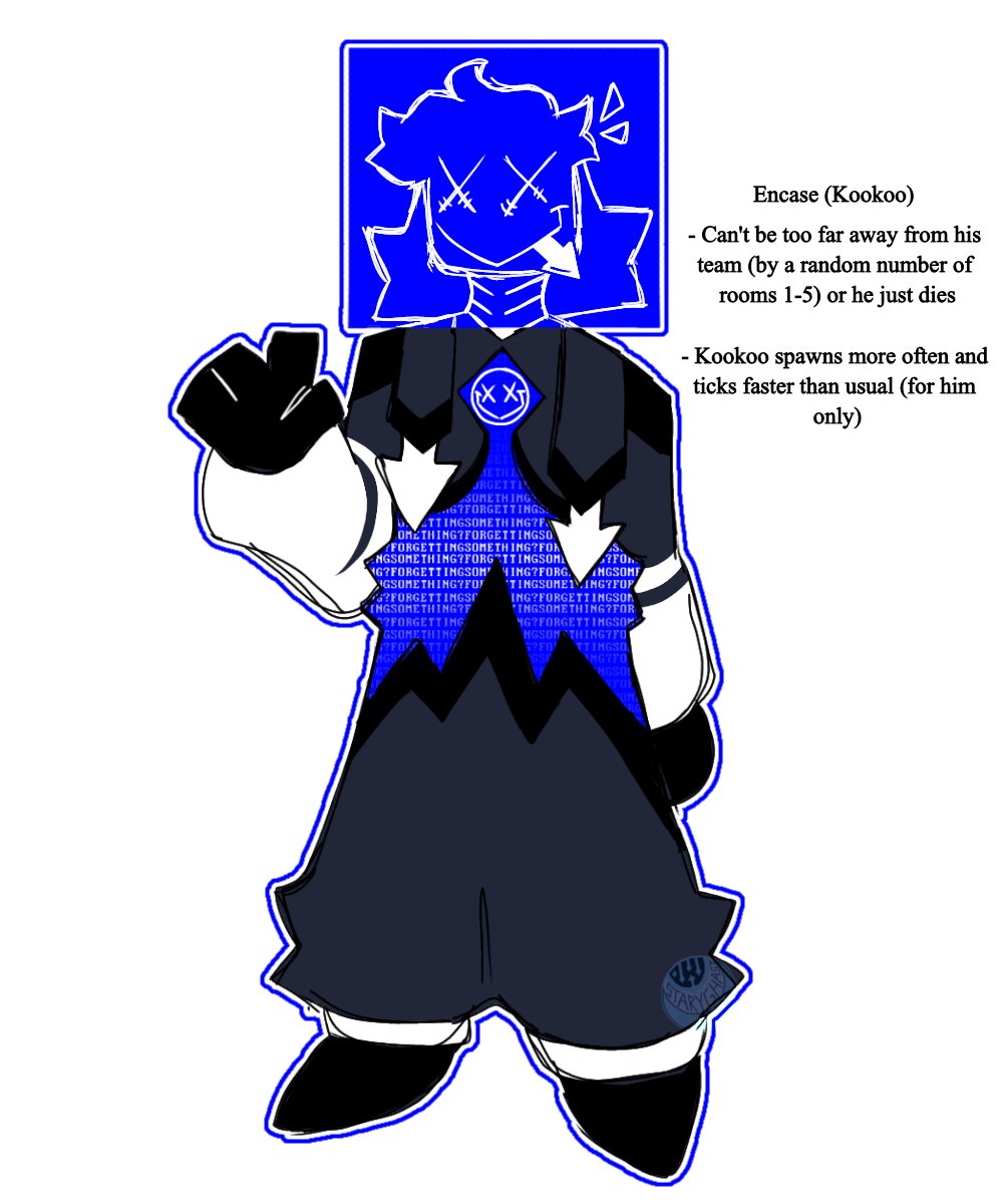 Staryghast1's tweet image. #robloxgrace #graceroblox my sinner oc whom I hate 24/7 because why would I like him smh eyerollsss

His gimmick is being able to survive an entity attack every 2-3 hatches by letting the entity inside of his body but fighting it off (with a few challenges)