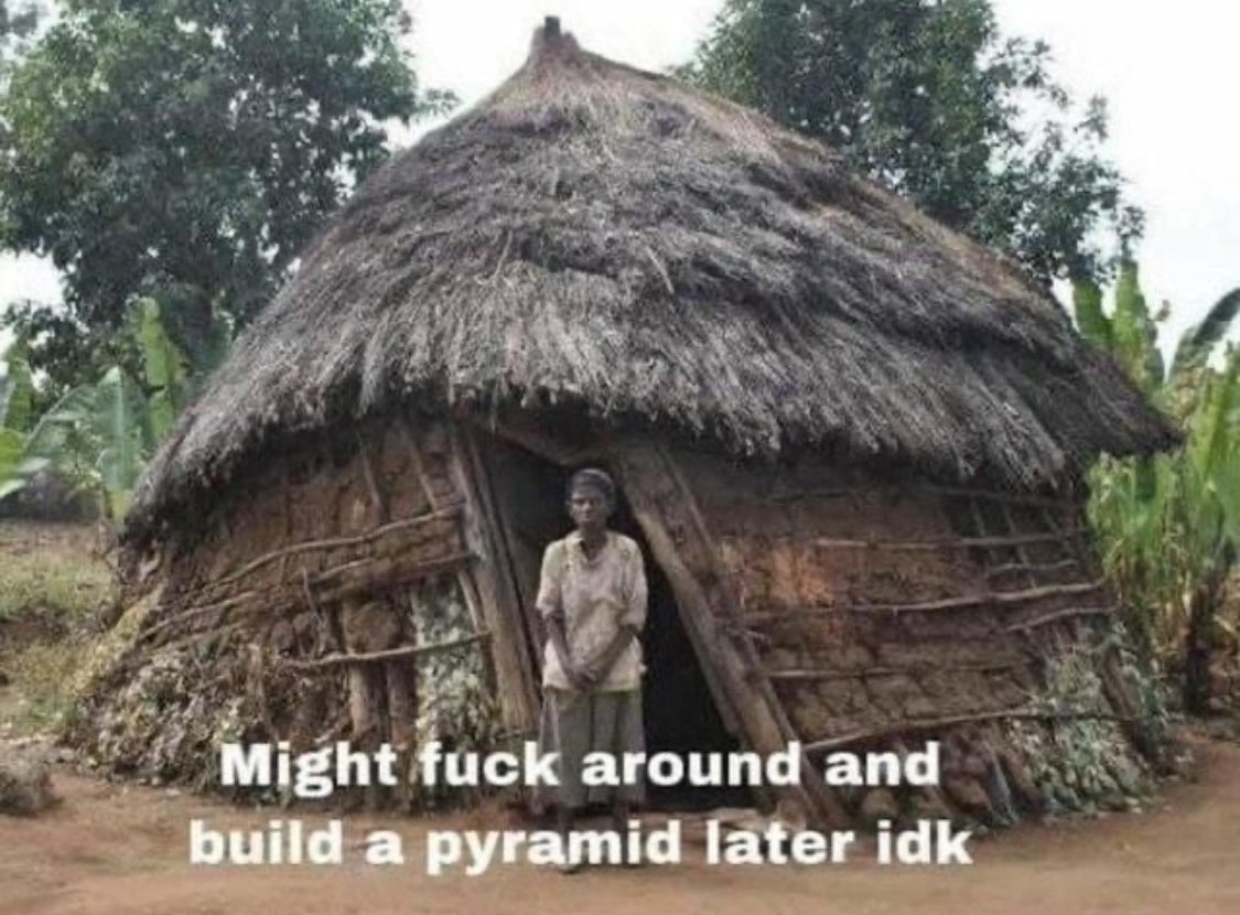 When the pharaoh asked for progress and you send him this.