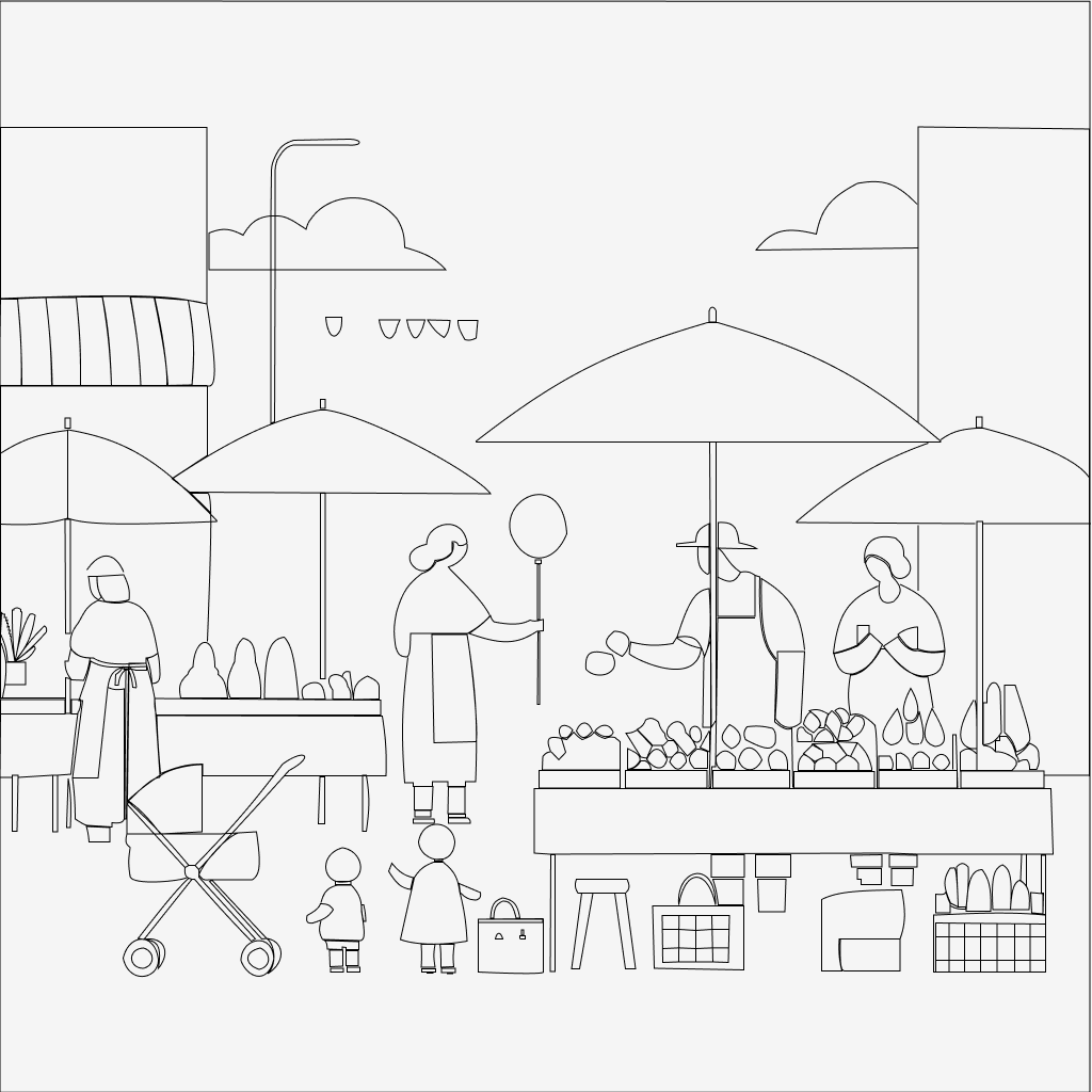 Vee_Zavis's tweet photo. Every illustration teaches me something new  this market scene did just that 
All thanks to my tutor @Joe_brendan_
#IllustrationJourney #SketchToFinal #ArtProcess #DigitalArtist #MarketScene #DesignGrowth #UIUXIllustration https://t.co/xaNoXdo05M
