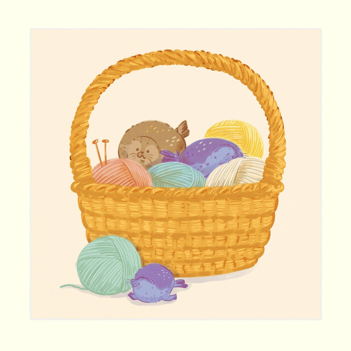 mt___note's tweet image. 🧶🦭🧶🦭🧶🦭🧶