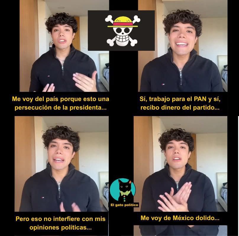 ThiagoResiste's tweet image. ATENÇÃO!! Influenciador que convocou protestos da &quot;geração Z&quot; no México anunciou FUGA DO PAÍS após ser comprovado que recebe US$ 10.000 mensais de um partido de extrema-direita PAN, alinhado aos EUA!! 

O protesto &quot;apartidário &quot; foi um FRACASSO TOTAL!!