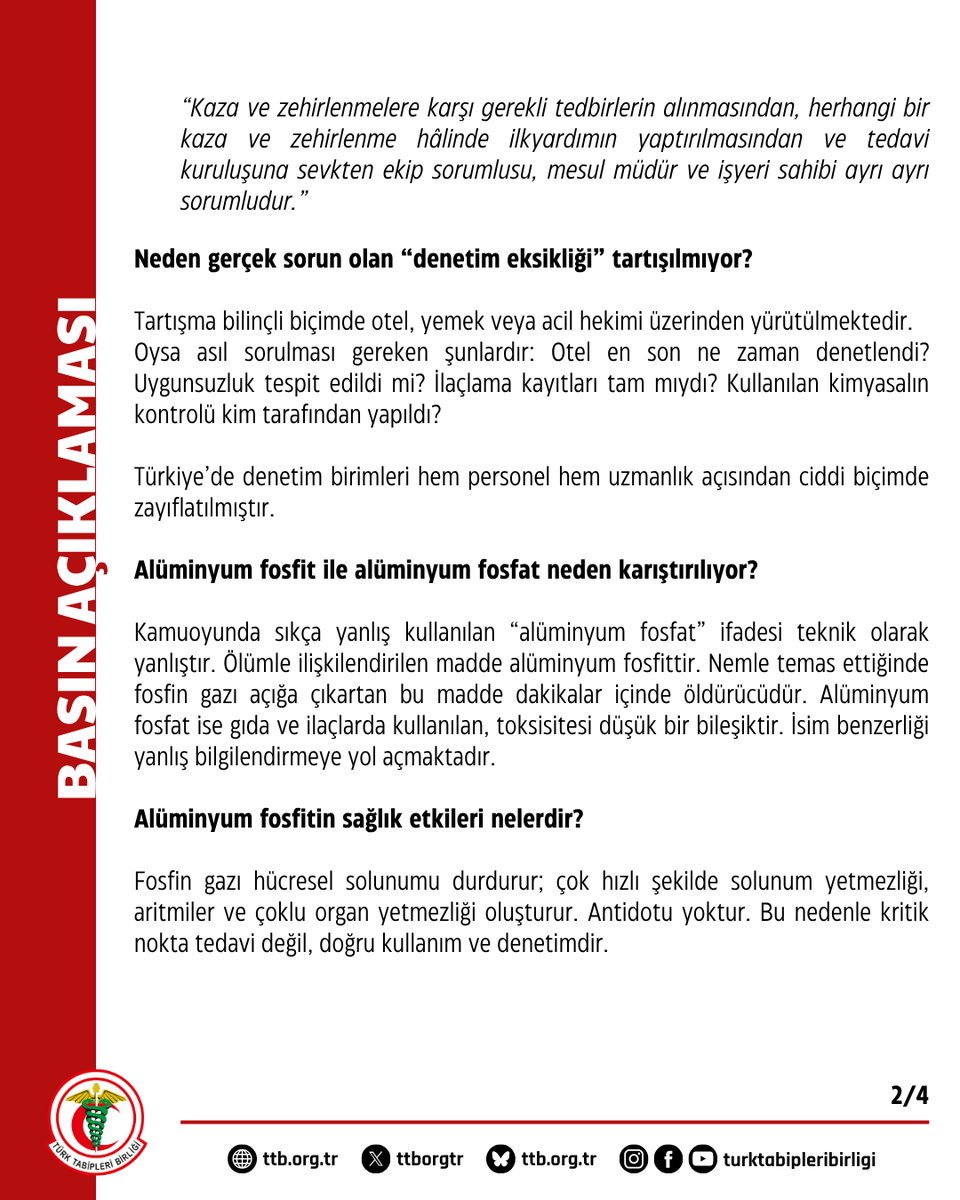 ttborgtr's tweet image. Dört Kişilik Ailenin Ölümü, Halk Sağlığı Sistemindeki Yapısal Çöküşün Aynası

İstanbul Fatih’te bir otelde konaklayan Böcek ailesinin -anne, baba ve iki çocuk- kısa süre içinde yaşamını yitirmesi, yalnızca bireysel bir trajedi değil; Türkiye’de uzun süredir biriken halk sağlığı…