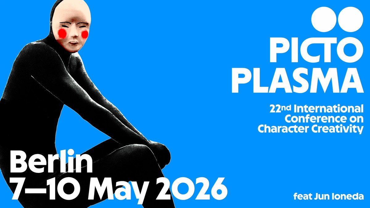 stash_magazine's tweet image. .@Pictoplasma Berlin returns May 7-10, 2026 with a 4-day celebration of contemporary character-driven #creativity

Mark your calendar and grab your tix now cuz they always sell out.

Details &amp;amp; Tix: conference.pictoplasma.com

#characterdesign #motiondesign #design #animation #Berlin