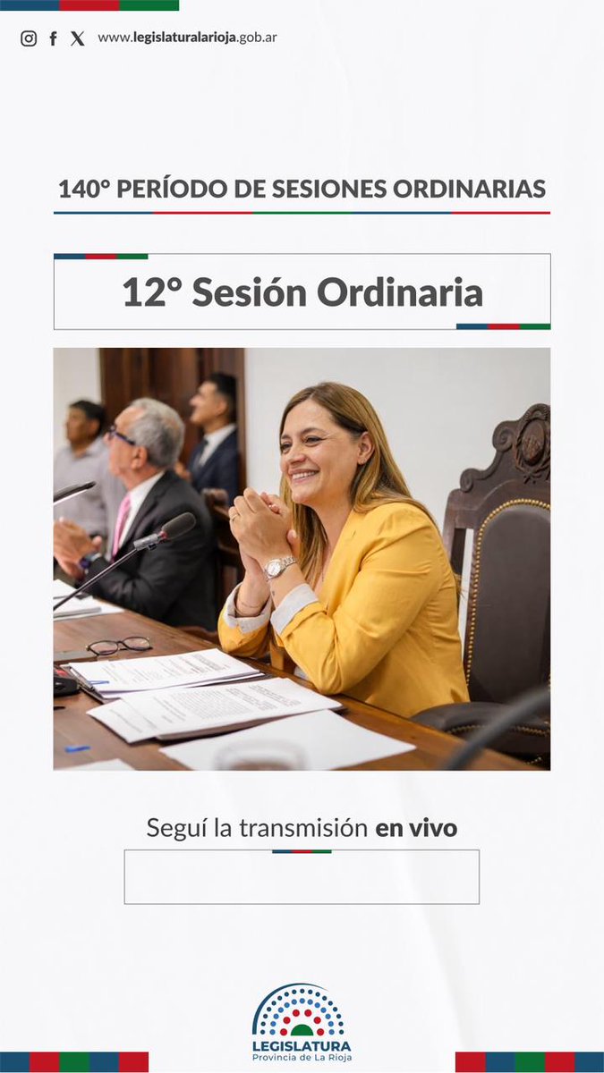 A partir de las 11 horas, comienza la 12° Sesión del 140° Periodo Legislativo. 

🔴 Míralo en vivo a través de este link: youtube.com/live/Fr86PkihJ…