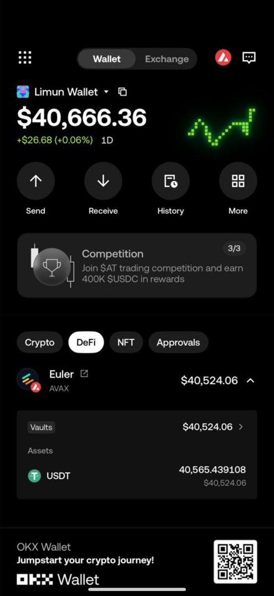 edwardlee1199's tweet image. 没想到有一天会发出这样的求助。
我一家人的全部储蓄，现在都冻结在 K3 × Euler AVAX 池子里。

当初是因为 OKX 钱包显示 89–90 的安全评分，我们才会放心地把钱放进去。因为太相信OKX的专业，没想到也会遇到 暴雷
但现在的压力，已经让我们快撑不下去。

我真心请求 @okx @OKXWeb3…