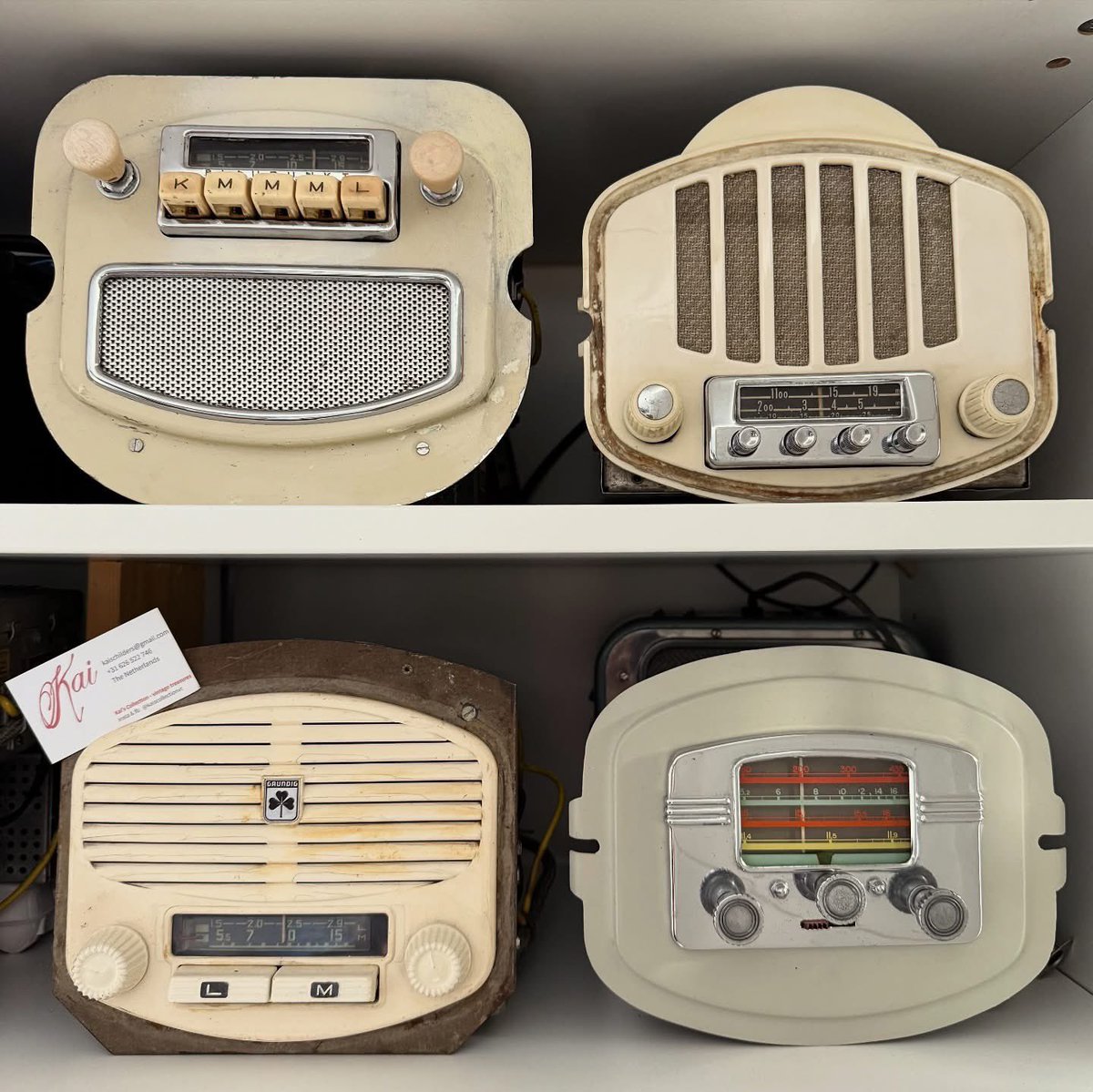 先日のVW&ポルシェラジオ、全種類持ってるという猛者発見…いいなぁ！