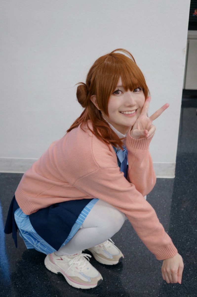 ⚠︎コスプレ 学園アイドルマスター 花海 佑芽🍙✌️ #GSF02