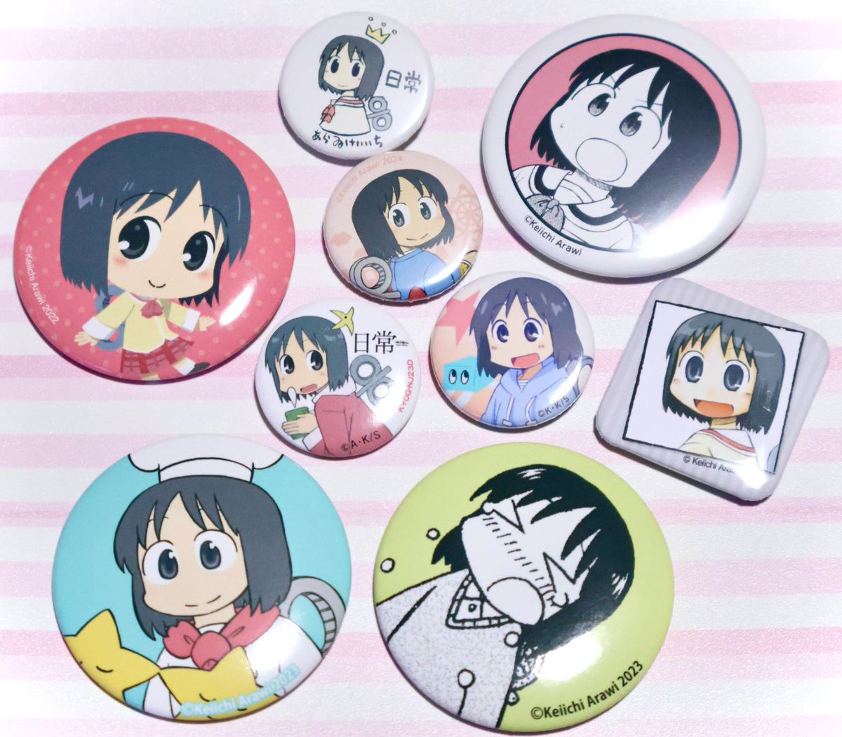 せっかくなので東雲なの缶バッジをまとめてみた 京アニのメモリアル缶