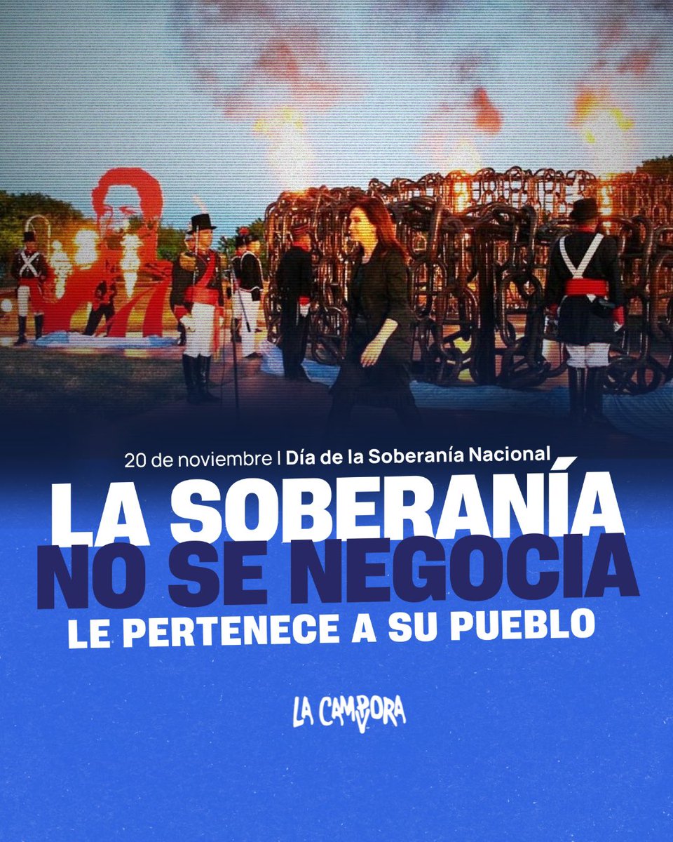 180 AÑOS DE LA BATALLA DE OBLIGADO 🇦🇷

El 20 de noviembre de 1845 la inferioridad militar fue reemplazada por el corazón patriótico de un pueblo que no quería ser dominado por extranjeros.

Frente a Francia e Inglaterra, el partido federal de Rosas se plantó para defender la