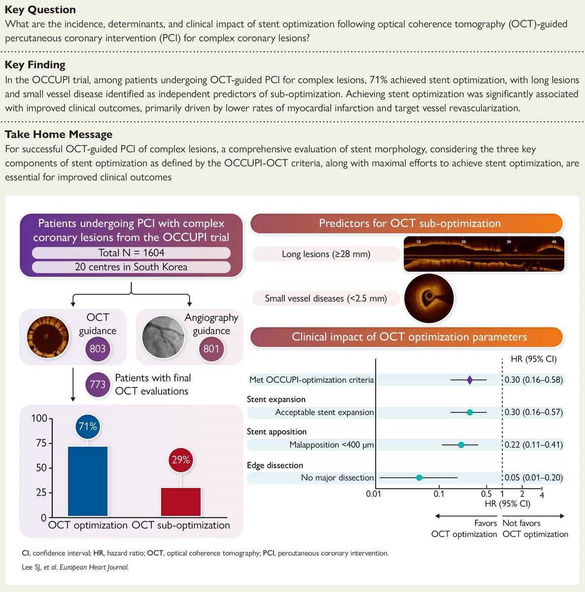 ehj_ed's tweet image. Optical coherence tomography-guided stent optimization for complex coronary lesions. Read the results of the OCCUPI trial in #EHJ
@escardio @ESC_Journals #OCT #PCI #CardioTwitter

academic.oup.com/eurheartj/adva…