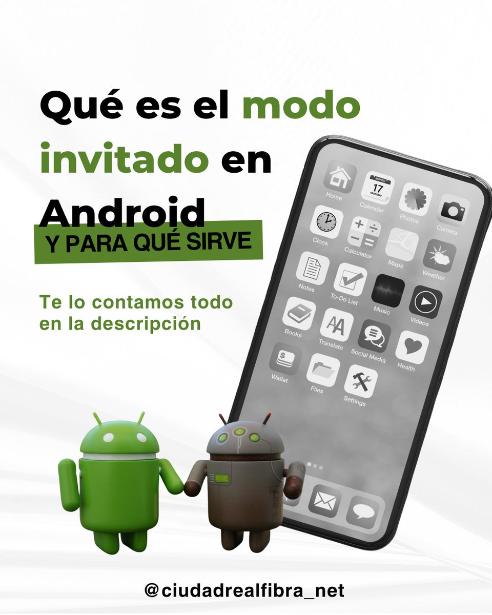 CiudadRealFibra's tweet image. 🔒 ¿Sabías que tu móvil tiene un “modo invitado”?
 Si alguna vez prestas tu teléfono y no quieres que accedan a tus fotos, chats o redes, esta función puede salvarte la vida digital 😅

#AndroidTips #Tecnologia