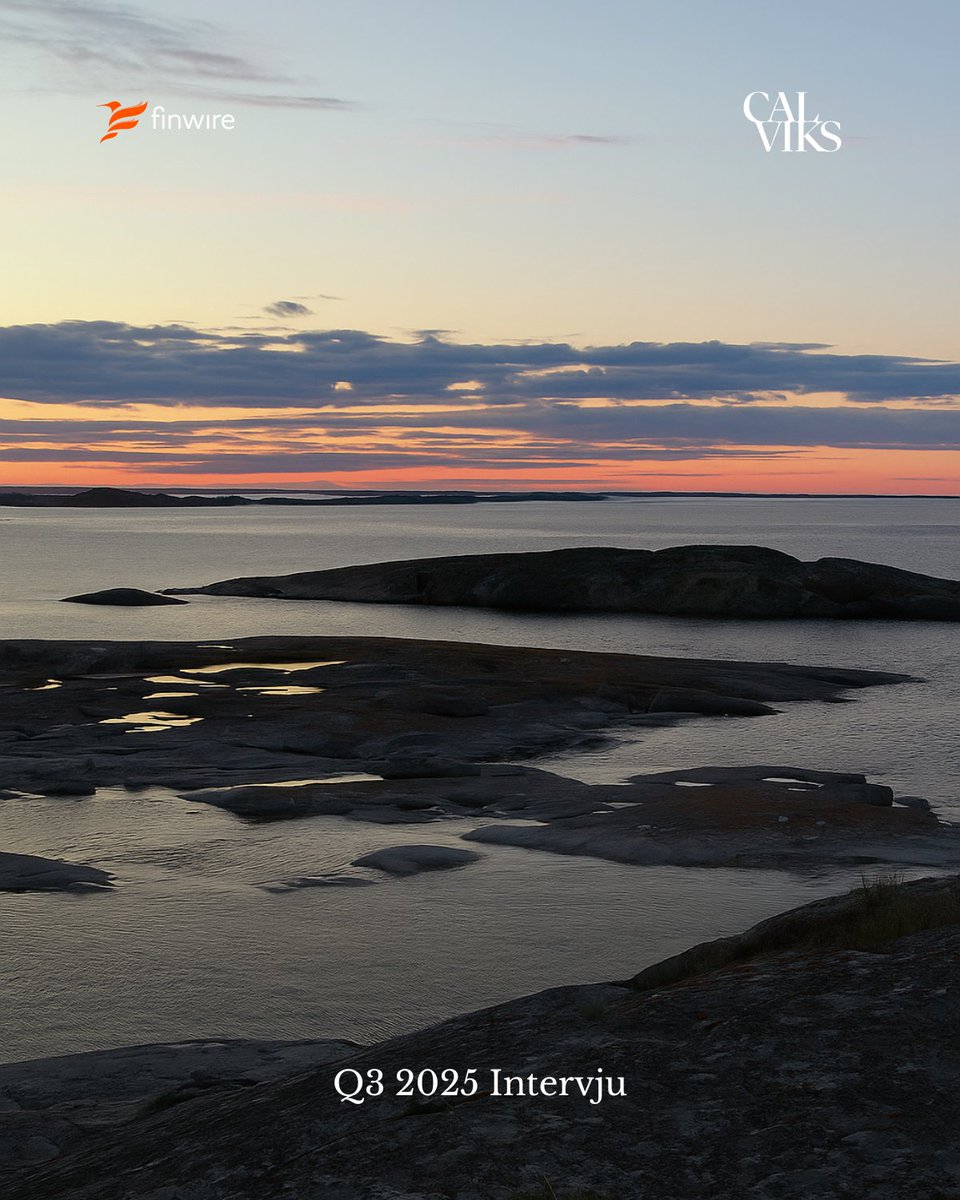 Rapportintervju med Calviks  ordförande Carl Renman.

Se intervjun här youtu.be/ZsxgIvbKbs8?si…