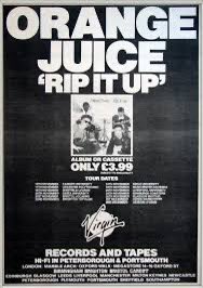 lee0969's tweet image. On this day in 1982 No 39 UK Album Chart Orange Juice “Rip It Up” IMHO this album is a fantastic post punk treasure. I’m not going for the obvious and will choose “Breakfast Time” how about you? #1980s #OrangeJuice #EdwynCollins #MelGaynor #MalcolmRoss @jillwebb2005 @nikidoog