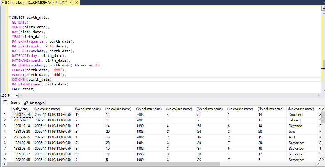 BernardAkinfela's tweet image. ⏱️ DATE &amp;amp; TIME in SQL—Made Simple!

Ever wondered why dates suddenly misbehave in SQL?
From NOW() to DATEADD(), mastering these functions makes your queries cleaner, faster, and smarter.

#SQL #DataEngineering #Analytics #DatabaseTips
