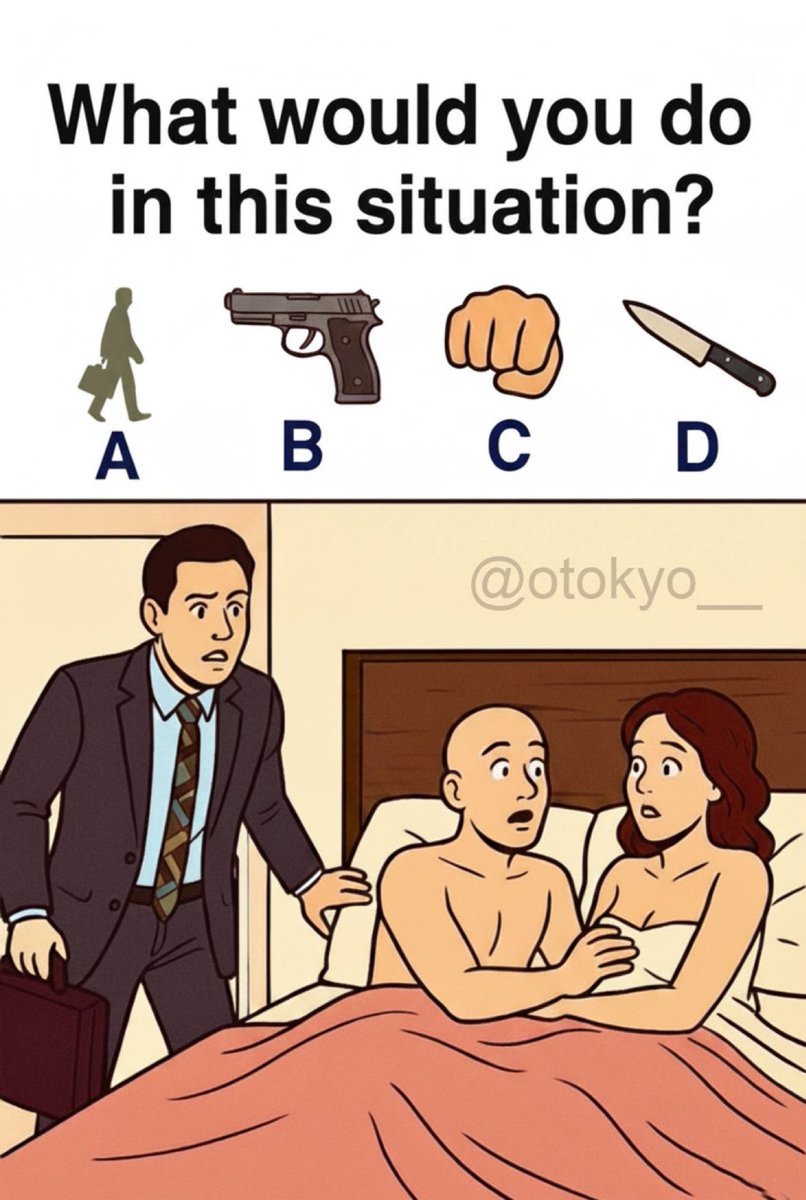 Faridatu001's tweet photo. What would you do in this situation? https://t.co/PcvrSFJEIs