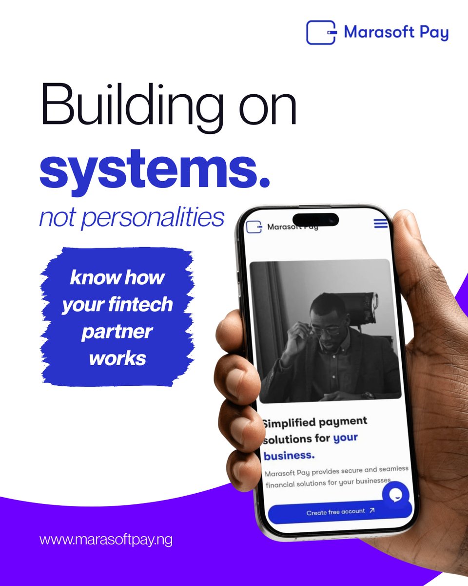 MarasoftPayHQ's tweet photo. Stability is the New Competitive Advantage.

Business owners, are you vetting your financial partners based on personality or systemic stability?

Recent occurrences highlight a critical vulnerability: relying on fragmented services that can be disrupted by external chaos. https://t.co/8t5rLv2ZpL
