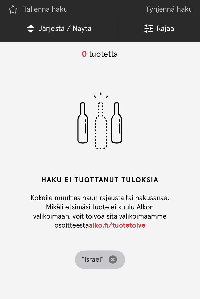 S-ryhmän toimia paheksuu kansanedustaja, joka ovat Alkon hallintoneuvoksessa. Alko teki rajoituksia Israelin tuotteisiin jo ajat sitten.