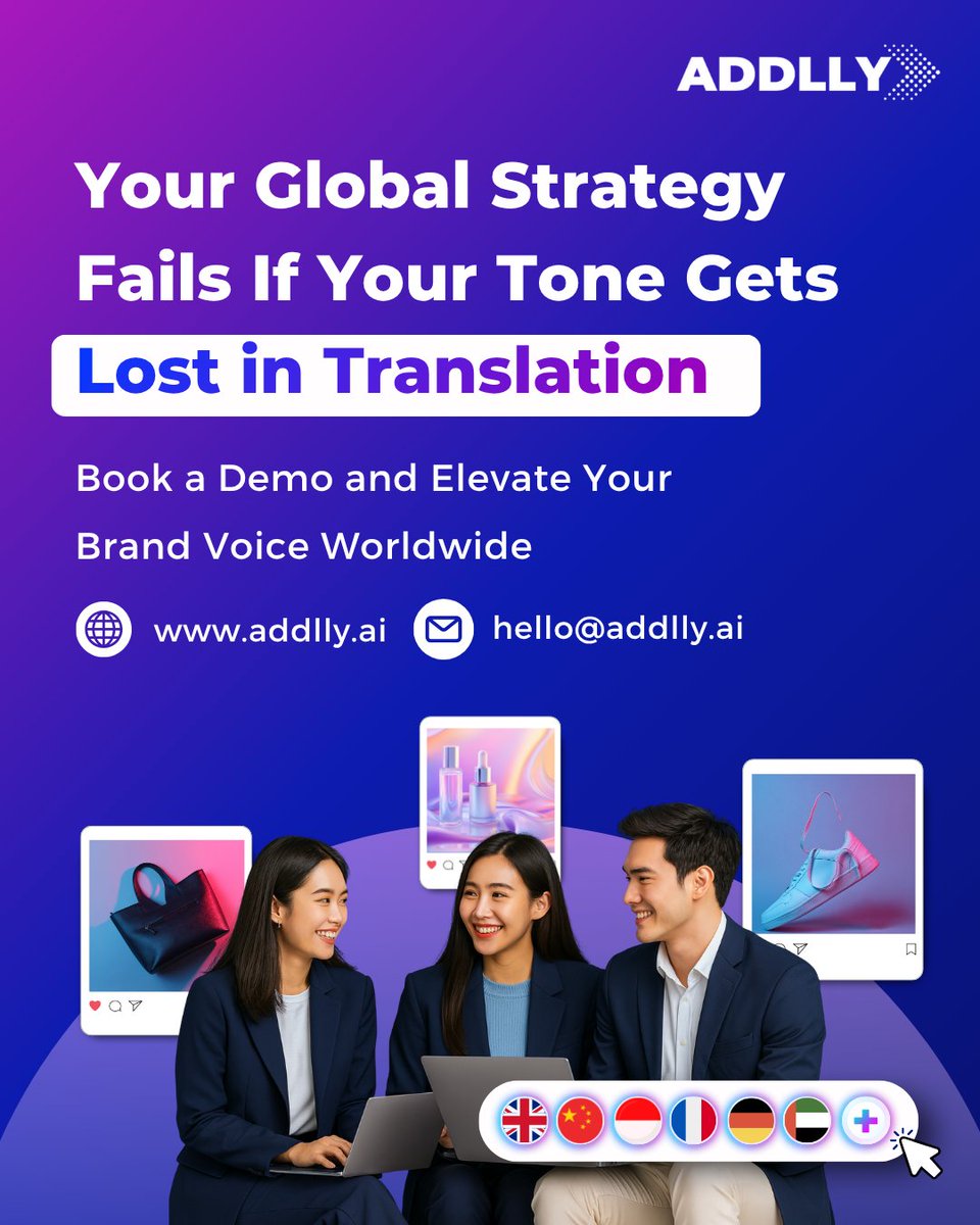 tinapchopra's tweet image. Literal translation kills brand tone.

As we expand into multilingual markets, we can’t afford content that sounds generic or “translated.”
Your intent, tone, and identity need to carry across every language.

That’s why our Multilingual AI Agents don’t translate word-for-word.…